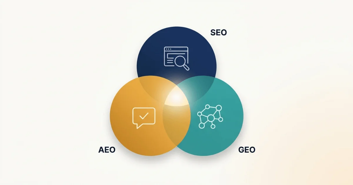 answer engine optimization vs traditional SEO comparison diagram